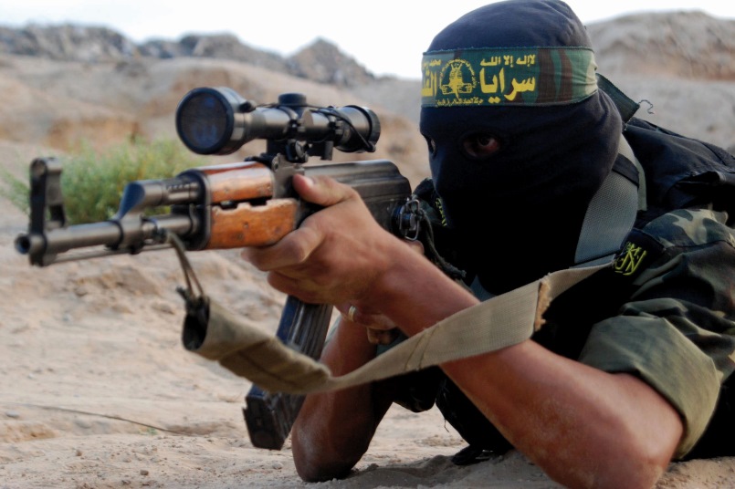 Maskierter Dschihad-Kämpfer