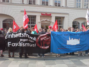 Antifaschistische Demonstration in Rostock © SDAJ Rostock Antifaschistische Demonstration in Rostock